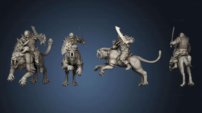 Статуэтки герои, монстры и демоны Sabertooth rider