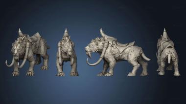 3D model Sabretooth Tiger Mount Large (STL)