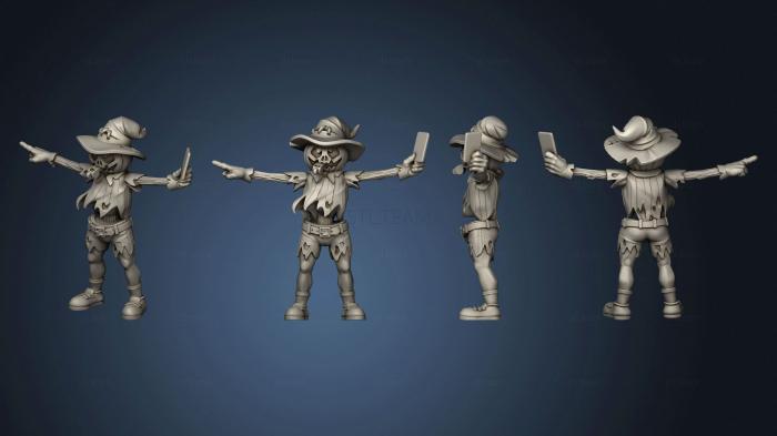 Статуэтки герои, монстры и демоны Scarecrow Referee