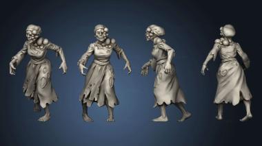 3D model Shroom Zombie 4 (STL)