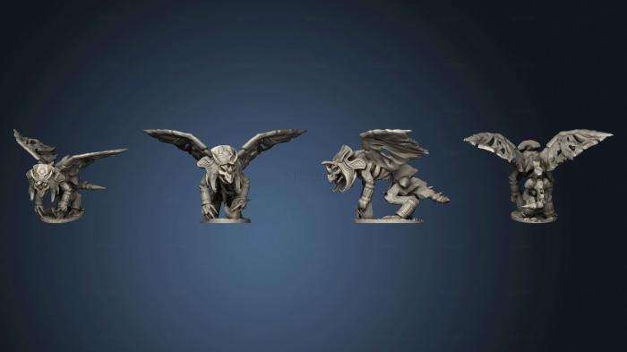 3D model Skeleton Mage on Bone Dragon (STL)