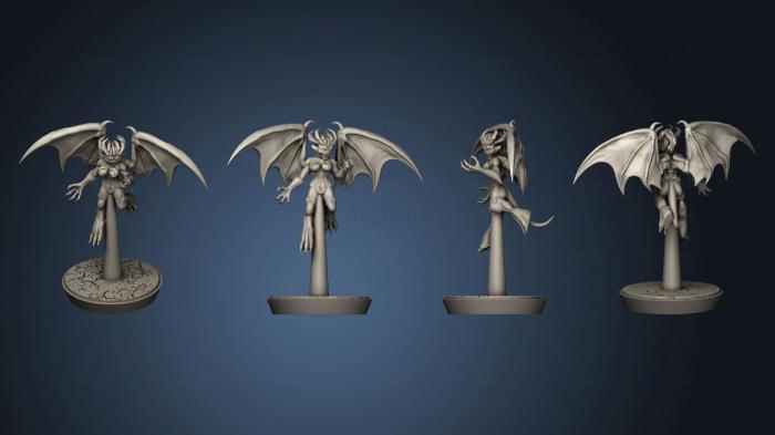 3D модель Змеекрылые Демоны 2 (STL)