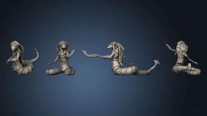 3D модель Люди - змеи 3 (STL)