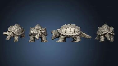 3D model Snapping Turtle Pose 2 (STL)