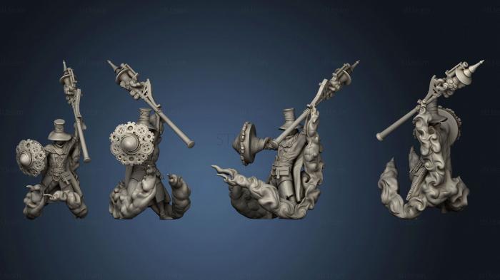 3D model Steam Constructs Gear Wizard Gabriel Magic Shield (STL)