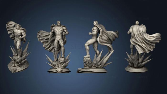 Статуэтки герои, монстры и демоны Супермен против 2
