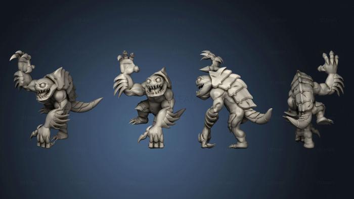 3D model Swamp Abomination Attacking Large (STL)