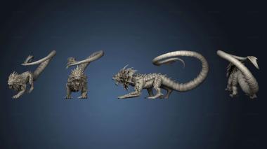 3D model Swamp Cat Sneaking Large (STL)