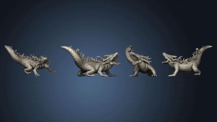 3D model Swamp Crocodile A (STL)