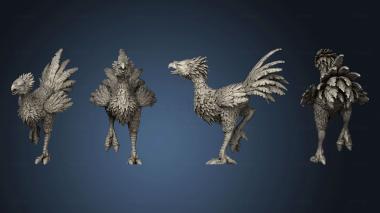 3D model Terror Bird Running Large v 3 (STL)