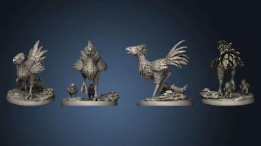 3D model Terror Bird Running Large (STL)