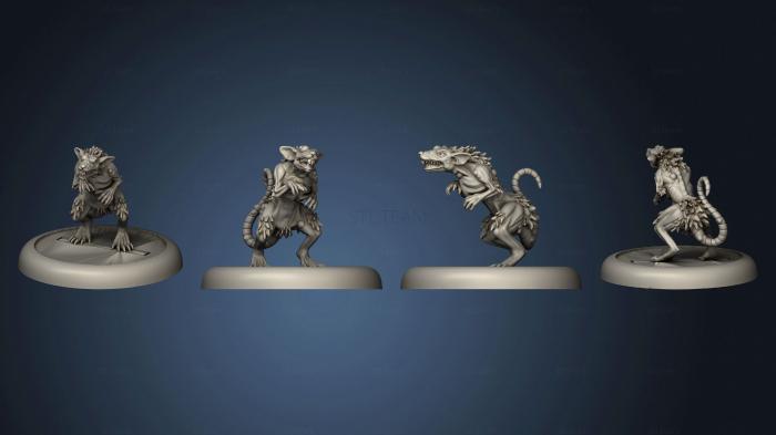 3D model The Cult of Yurei Plague Rats 2 (STL)