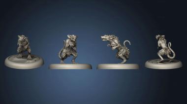 3D model The Cult of Yurei Plague Rats 2 (STL)