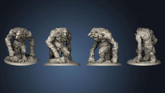 3D model The Horde Trolls Set of 2 (STL)