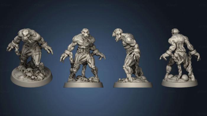3D model The Undead Ghouls Set of 3 (STL)