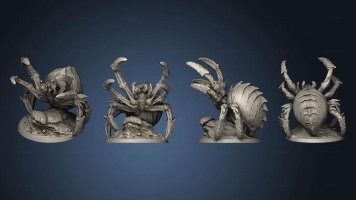 3D модель Гигантские пауки дикой природы, Набор из 3 (STL)