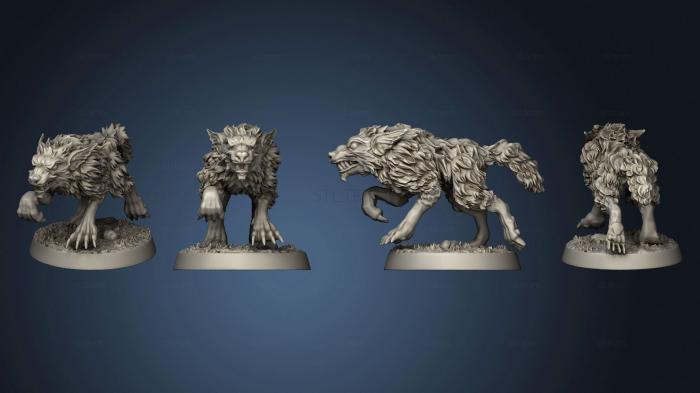 3D model The Wilderness Wolves Set of 5 01 (STL)