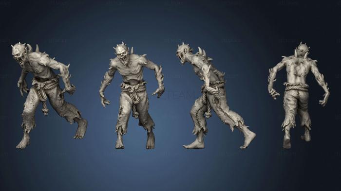 3D model Thorn Zombie Angry (STL)