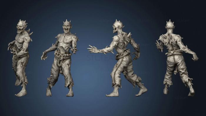 3D model Thorn Zombie Approaching (STL)