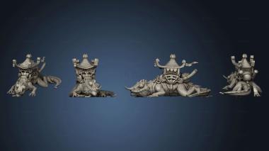 3D model Throwback Mount Lizard B (STL)