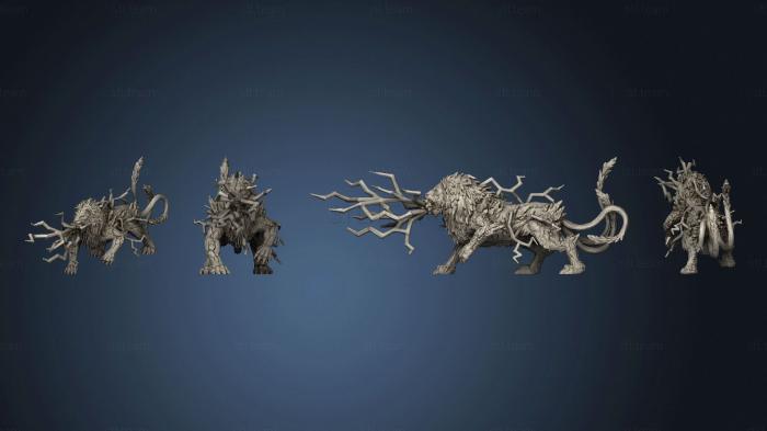 3D модель Дыхание Громового Льва Атакует Крупно (STL)