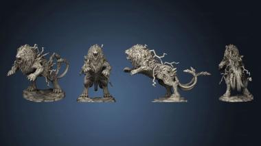 3D model Thunder Lion Large 2 (STL)