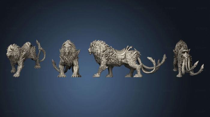 Статуэтки герои, монстры и демоны Thunder Lion Mount Large
