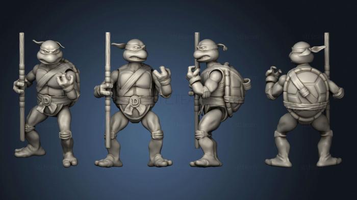 Статуэтки герои, монстры и демоны turtles ninja articulated figures donatello