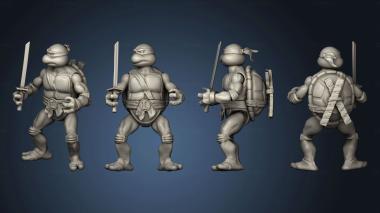 3D model turtles ninja articulated figures Leonardo (STL)