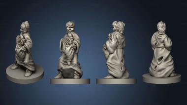 3D model Undead Heroes of the Realm Magician (STL)