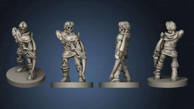 3D model Undead Heroes of the Realm Ranger (STL)