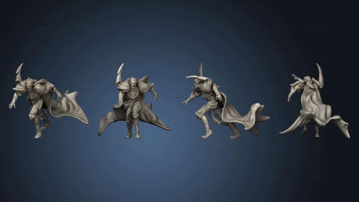 3D модель Атакующий Воин - Вампир (STL)