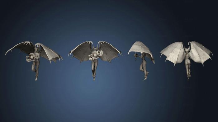 3D модель Вампиры , Летучие Мыши , Магия Суккубов (STL)