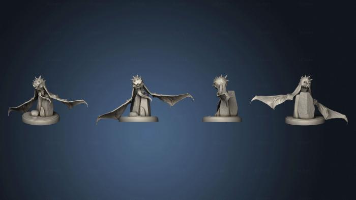 3D model Vampires Flying Head Spiky v 3 (STL)