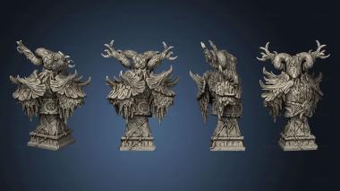 3D model Verdant Ancient Bust (STL)