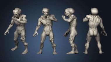 3D модель Ходячий Зомби 14 (STL)