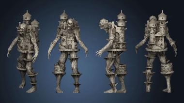 3D model Walking Fortress 1 (STL)