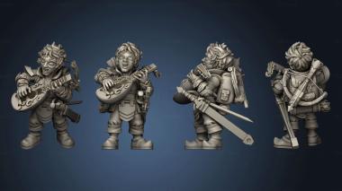 3D model welbyn the bard a 3 (STL)