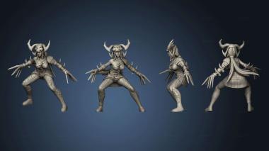 3D model White Bone Huntress Ready v 2 (STL)