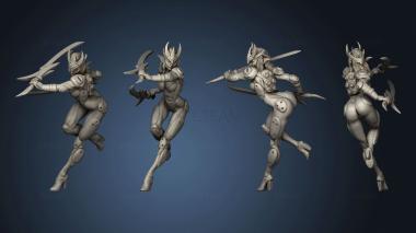 3D model WHITE CRY FEMALE CHROMATIC (STL)