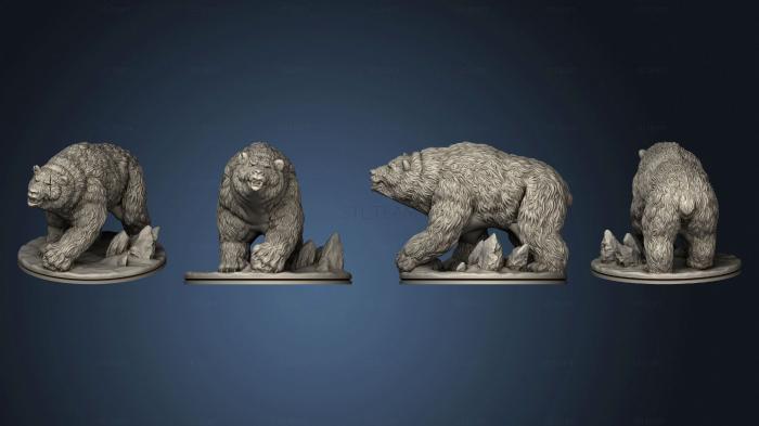 3D model Wilds of Wintertide Bear C No Armor Based (STL)