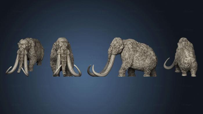 3D model Wilds of Wintertide Mammoth Regular Unbased NEEDS (STL)