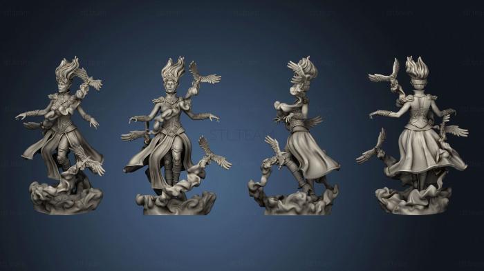 3D model Wind Genasi Female Magic (STL)