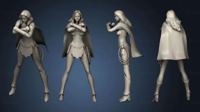 3D модель Чудо- женщина , округ Колумбия , освобожденная (STL)
