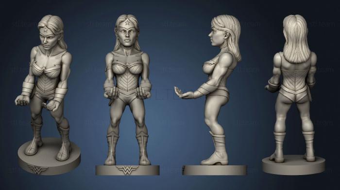 3D модель Чудо - женщина (STL)