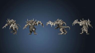 3D model Wyrmwracked Atrocity 03 mutant modular (STL)