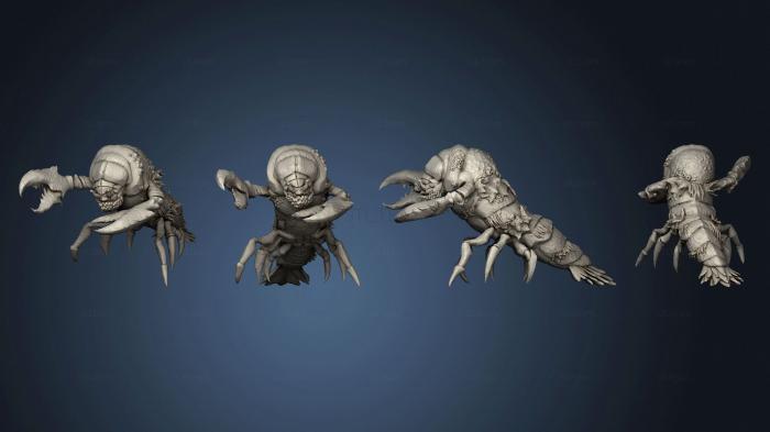 3D model Yurian Lobster Attacking Large (STL)