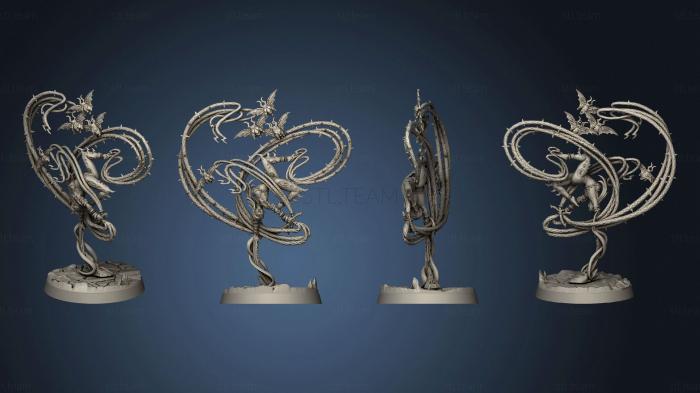3D model Yxarys the Whip Dancer (STL)