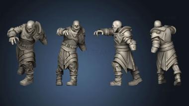 3D model Zombie Ashes Warrior (STL)