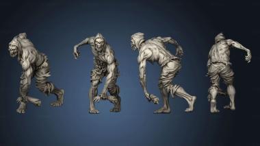 3D model Zombie Brawler s (STL)